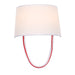 Crystorama 9902-RD-CL Stella Two Light Wall Sconce Polished Chrome / Red Cord Main Image.jpg