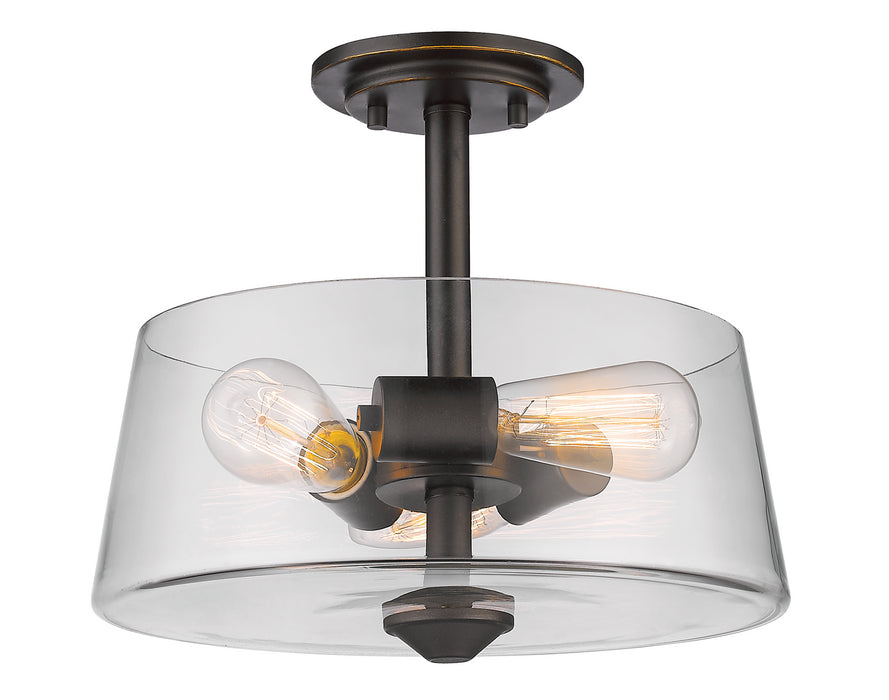 Z-Lite 428SF3-OB Annora Three Light Semi Flush Mount, Olde Bronze Main Image.jpg