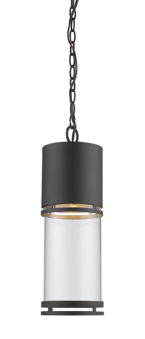 Z-Lite 553CHB-BK-LED Luminata LED Outdoor Chain Hung Light, Black Main Image.jpg