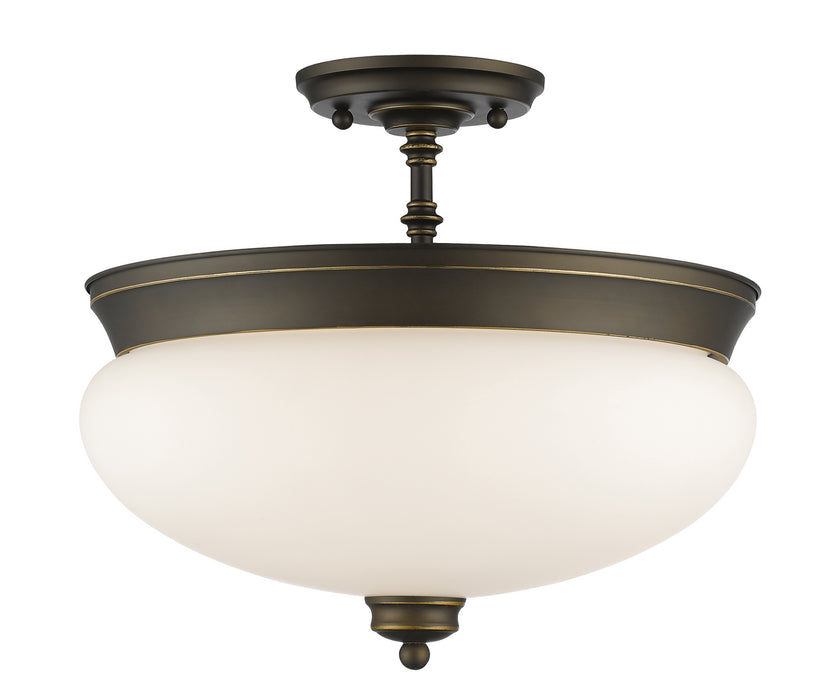 Z-Lite 721SF-OB Amon Three Light Semi Flush Mount, Olde Bronze Main Image.jpg