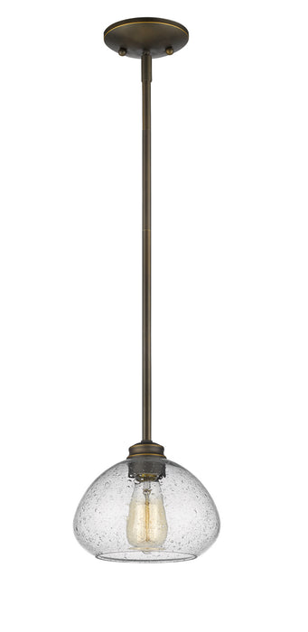 Z-Lite 722MP-OB Amon One Light Mini Pendant, Olde Bronze Main Image.jpg