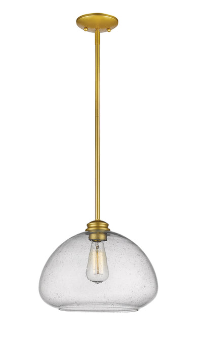 Z-Lite 722P13-SG Amon One Light Pendant, Satin Gold Main Image.jpg