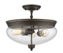 Z-Lite 722SF-OB Amon Three Light Semi Flush Mount, Olde Bronze Main Image.jpg