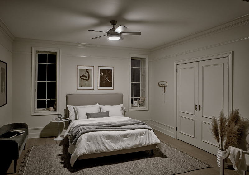 Kichler 330171NI 42"Ceiling Fan, Brushed Nickel (3)