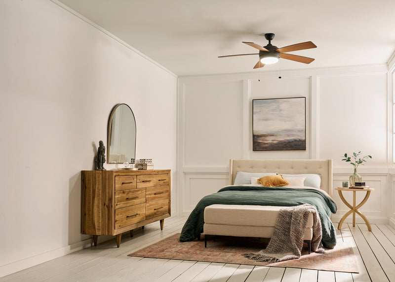 Kichler 330174OZ 52"Ceiling Fan, Olde Bronze (2)