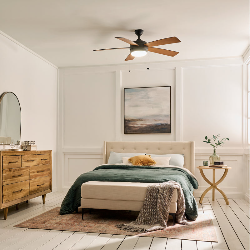 Kichler 330174OZ 52"Ceiling Fan, Olde Bronze (3)