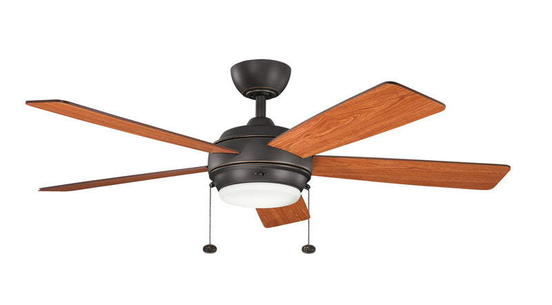 Kichler 330174OZ 52"Ceiling Fan, Olde Bronze