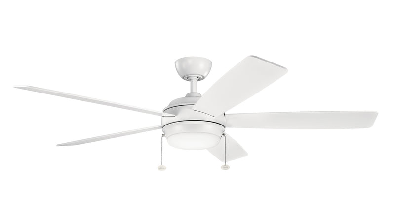 Kichler 330180MWH 60"Ceiling Fan, Matte White
