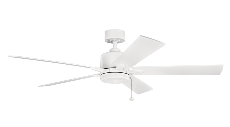Kichler 330243MWH 60"Ceiling Fan, Matte White
