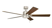 Kichler 330243NI 60"Ceiling Fan, Brushed Nickel (2)