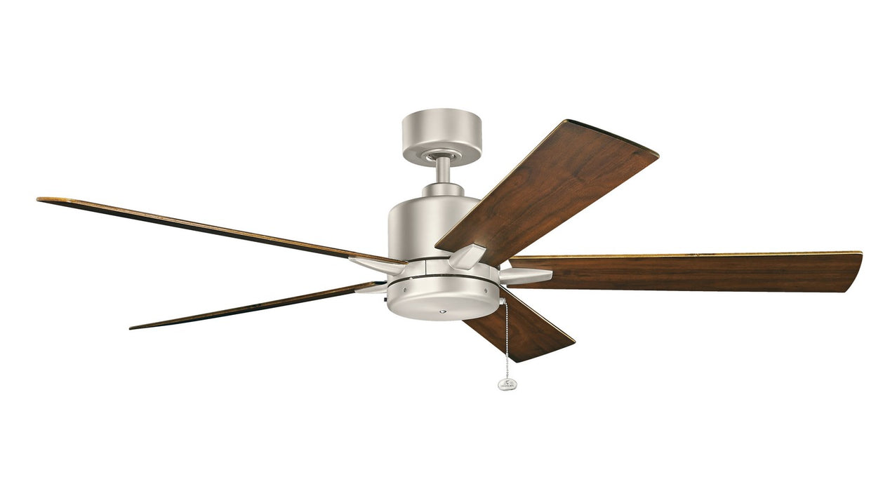 Kichler 330243NI 60"Ceiling Fan, Brushed Nickel (2)
