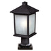 Z-Lite 507PHB-BK-PM Holbrook One Light Outdoor Post Mount, Black Main Image.jpg