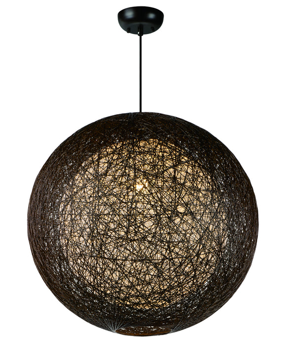 Maxim 14407CHWT Bali One Light Outdoor Pendant, Chocolate Main Image.jpg