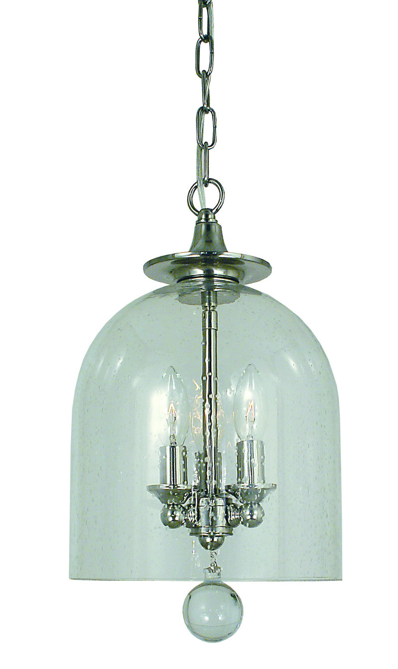 Framburg 4353 PN Hannover Three Light Chandelier, Polished Nickel Main Image.jpg