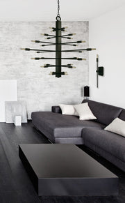 Framburg 4409 MB Simone 28 Light Foyer Chandelier, Mahogany Bronze Alternate Image.jpg