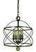 Framburg 4414 MB/AB Nantucket Four Light Chandelier, Mahogany Bronze and Antique Brass Main Image.jpg