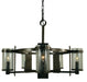 Framburg 4435 MB/C Hammersmith Five Light Chandelier, Mahogany Bronze with Clear Glass Main Image.jpg