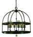 Framburg 4526 MB Compass Six Light Foyer Chandelier, Mahogany Bronze Main Image.jpg