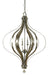 Framburg 4586 PN Aries Six Light Foyer Chandelier, Polished Nickel Main Image.jpg