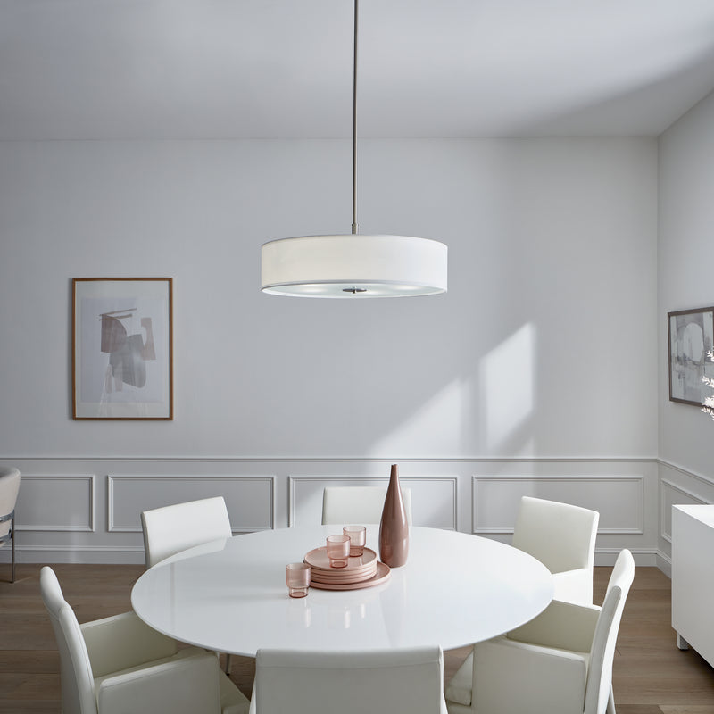 Kichler 42196NI Five Light Pendant, Brushed Nickel (3)