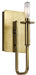 Kichler 43363NBR Alden One Light Wall Sconce, Natural Brass Main Image.jpg