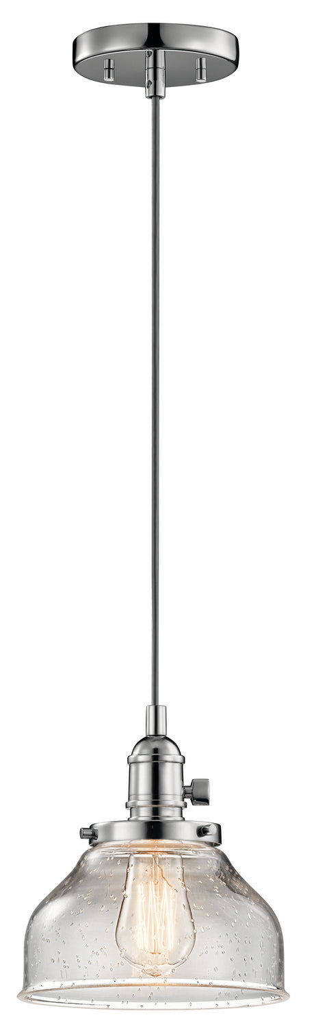 Kichler 43850CH One Light Mini Pendant, Chrome