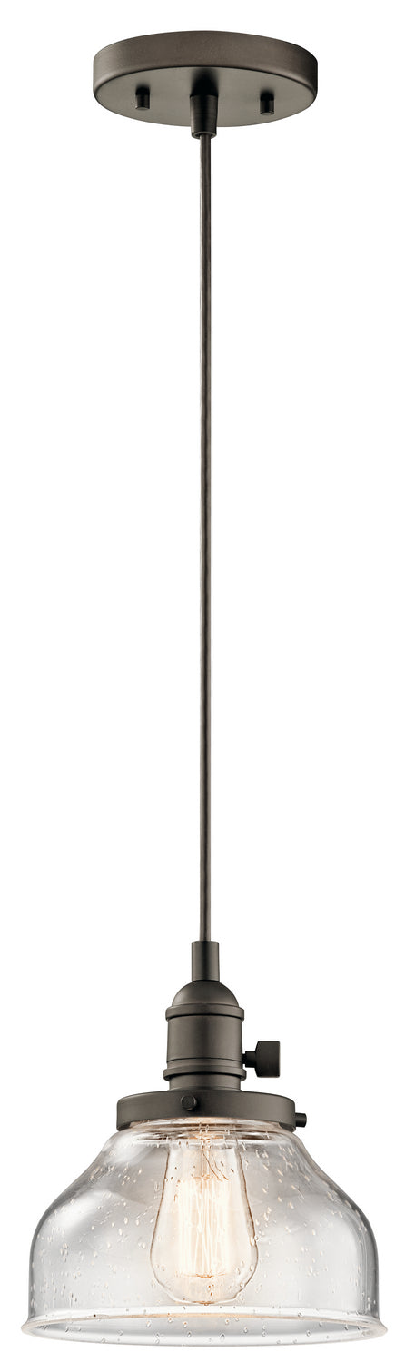 Kichler 43850OZ One Light Mini Pendant, Olde Bronze