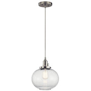 Kichler 43852NI One Light Mini Pendant, Brushed Nickel (2)