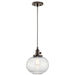 Kichler 43852OZ One Light Mini Pendant, Olde Bronze (2)