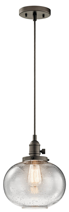Kichler 43852OZ One Light Mini Pendant, Olde Bronze