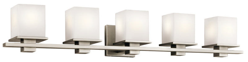 Kichler 45193AP Five Light Bath, Antique Pewter