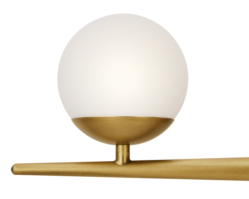 Kichler 45582NBR Three Light Bath, Natural Brass (2)