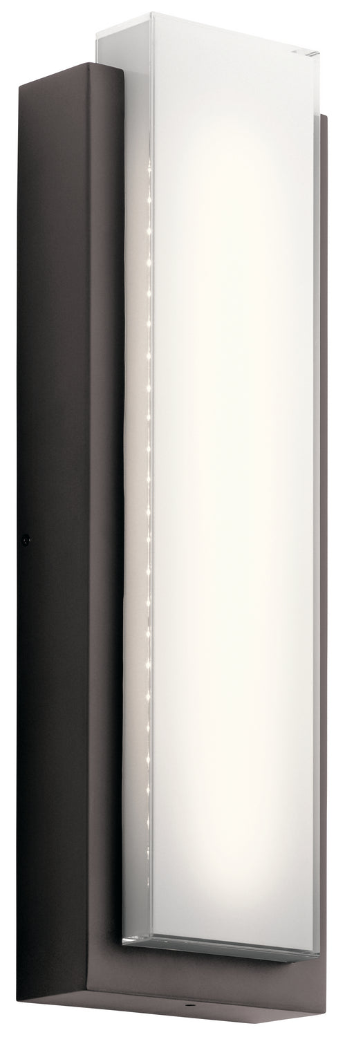 Kichler 49558AZLED LED Outdoor Wall Mount, Architectural Bronze
