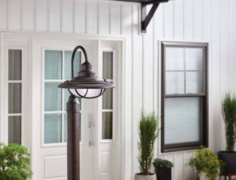 Kichler 49694BKT One Light Outdoor Post Mount, Textured Black (2)
