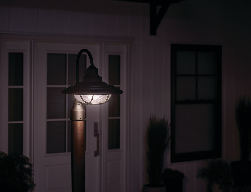 Kichler 49694BKT One Light Outdoor Post Mount, Textured Black (4)