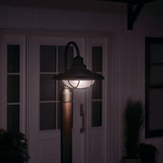 Kichler 49694BKT One Light Outdoor Post Mount, Textured Black (5)