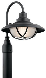 Kichler 49694BKT One Light Outdoor Post Mount, Textured Black