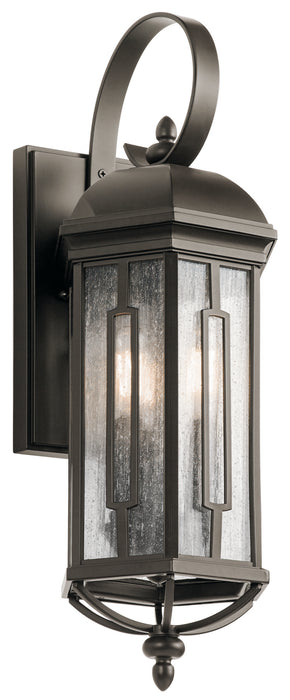 Kichler 49710OZ Galemore Three Light Outdoor Wall Mount, Olde Bronze Main Image.jpg