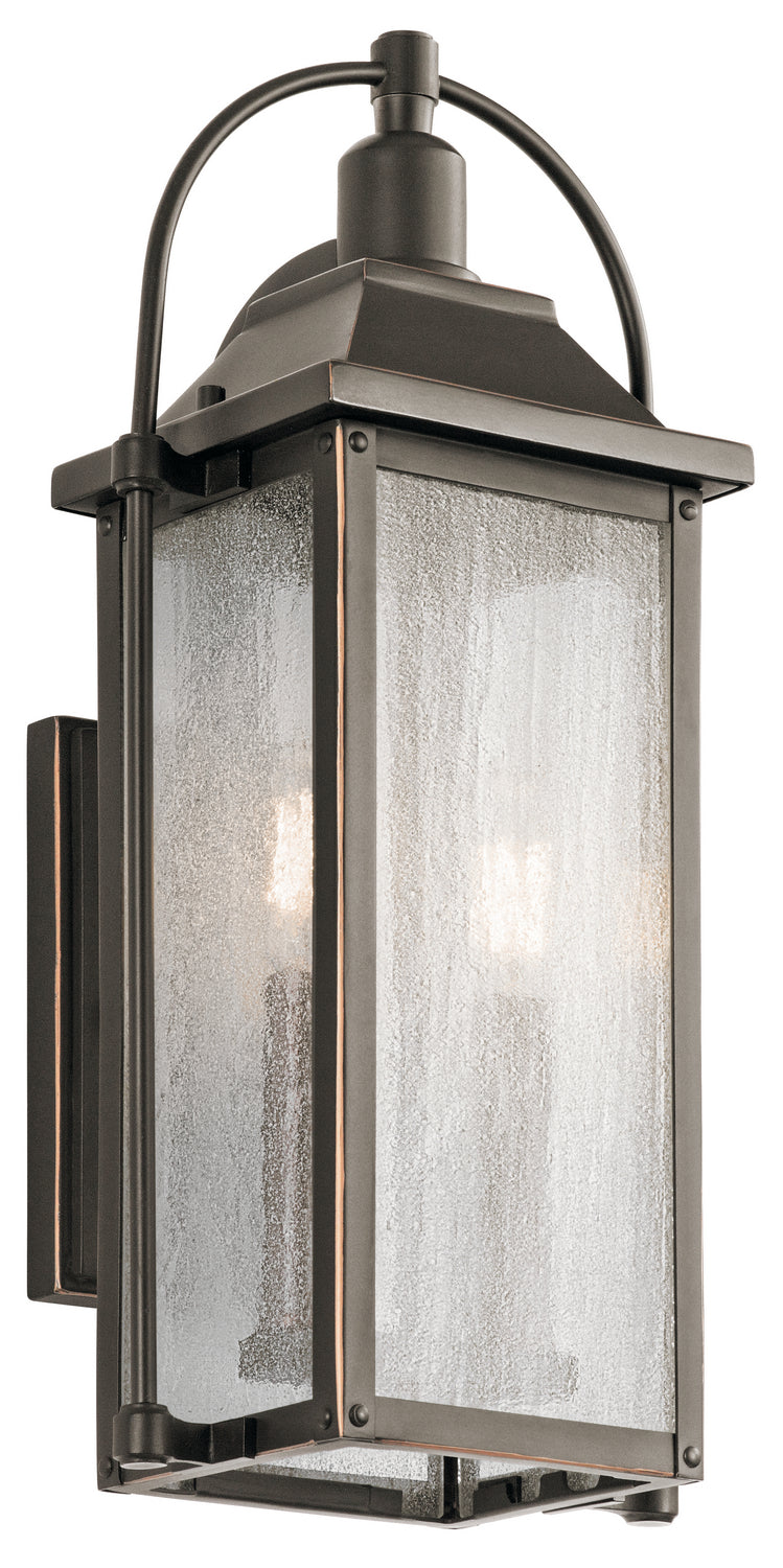 Kichler 49714OZ Two Light Outdoor Wall Mount, Olde Bronze