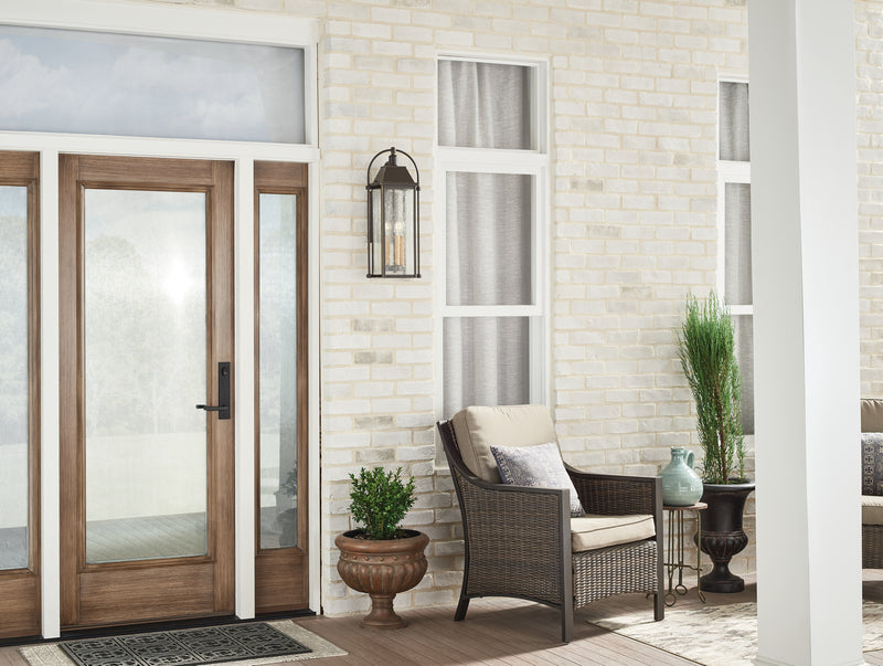 Kichler 49715OZ Three Light Outdoor Wall Mount, Olde Bronze (2)