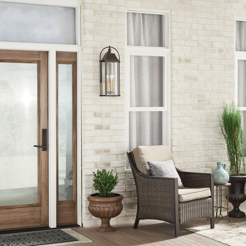 Kichler 49715OZ Three Light Outdoor Wall Mount, Olde Bronze (3)