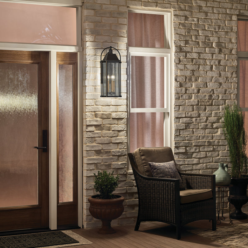Kichler 49715OZ Three Light Outdoor Wall Mount, Olde Bronze (5)