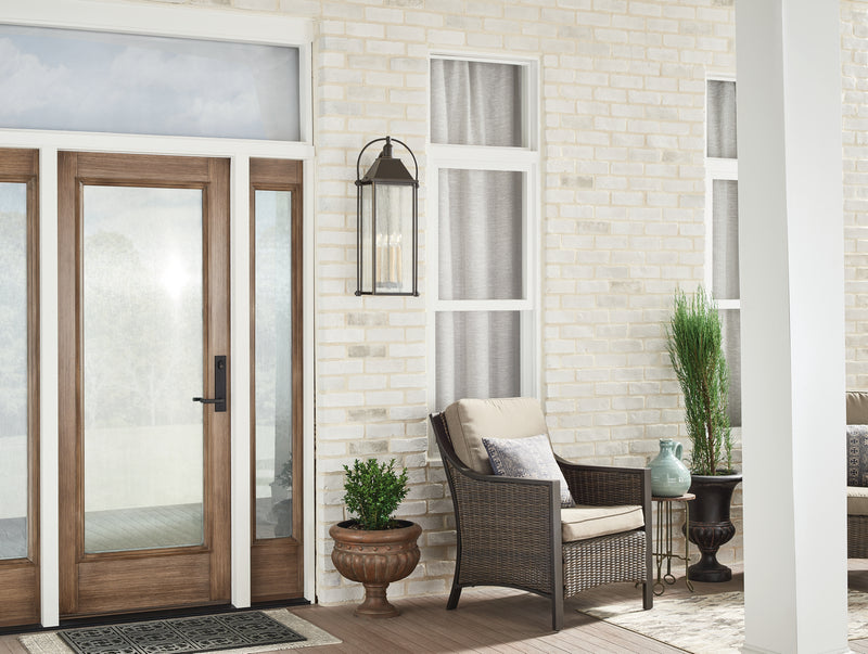 Kichler 49716OZ Four Light Outdoor Wall Mount, Olde Bronze (2)