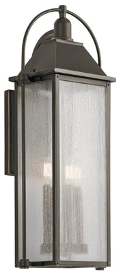 Kichler 49716OZ Four Light Outdoor Wall Mount, Olde Bronze