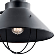 Kichler 9142BK One Light Outdoor Wall Mount, Black (2)
