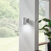 Kichler 9234BA One Light Outdoor Wall Mount, Brushed Aluminum (3)