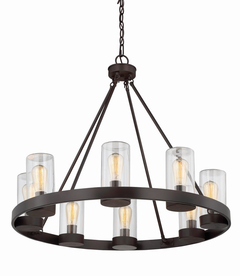 Savoy House 1-1130-8-13 Eight Light Outdoor Chandelier, English Bronze (2)