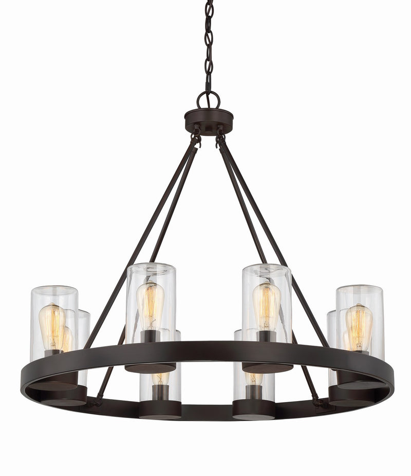 Savoy House 1-1130-8-13 Eight Light Outdoor Chandelier, English Bronze (3)
