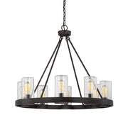 Savoy House 1-1130-8-13 Eight Light Outdoor Chandelier, English Bronze