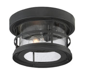 Savoy House 5-369-10-BK One Light Flush Mount, Black (2)